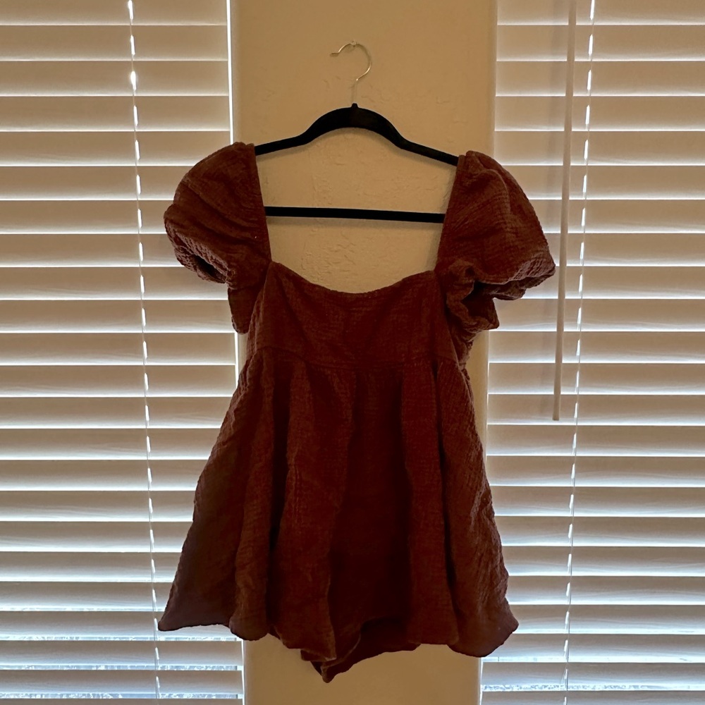 Princess Polly mini milkmaid romper size 4